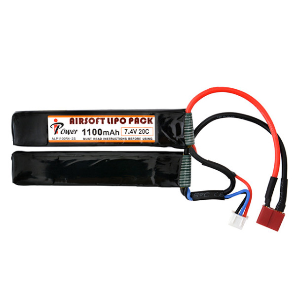 Battery Li-Po 1100mAh 7,4V 20C - Deans [IPower]